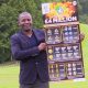 Amadou Gillen has won four million pounds on a scratchcard